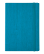 Блокнот деловой COLOR TUNES, А5, 96 л., линия, бирюзовый, иск.кожа - 1