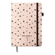 Блокнот діловий RELAX А5, 96л, чистий, обкладинка штучна шкіра, рожеве золото - 1