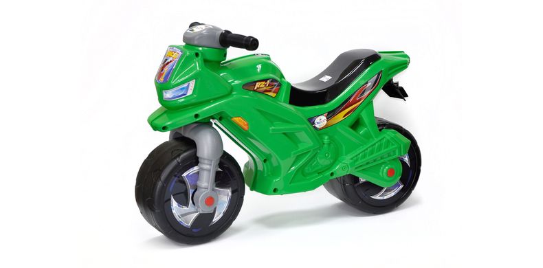 Мотоцикл "Биговел" 2-х колесный Зеленый - 2
