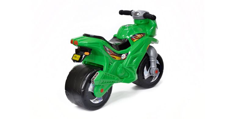 Мотоцикл "Биговел" 2-х колесный Зеленый - 1