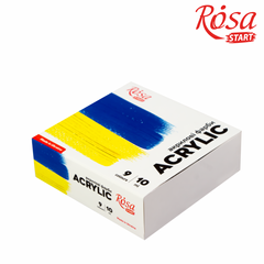 бір акрилових фарб Ukraine 9×10мл ROSA START - 1