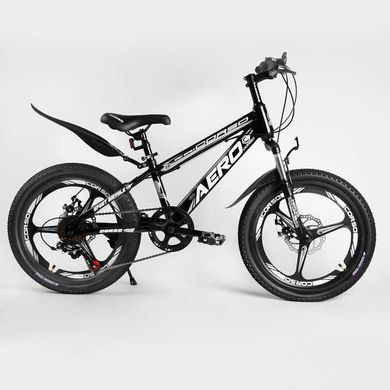 Детский спортивный велосипед 20’’ CORSO «AERO» 54032 (1) стальная рама, оборудование Saiguan, 7 скоростей, литой диск, собран на 75 - 1