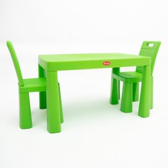 Игровой набор DOLONI Cтол и 2 стула (зеленый) 04680/2 - 1