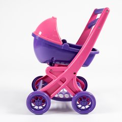 Візок для ляльок з люлькою 53*48*48см. Фіолетова/Рожева DOLONI - 1