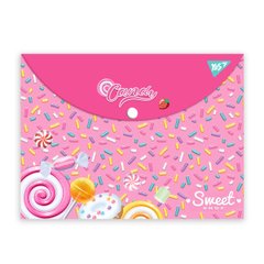 Папка-конверт на кнопке YES А4 Sweet Cream - 1
