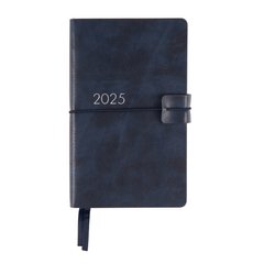 Ежедневник 12х20cм Leo Planner датированный 2025 Glory темно синий 352 стр - 1