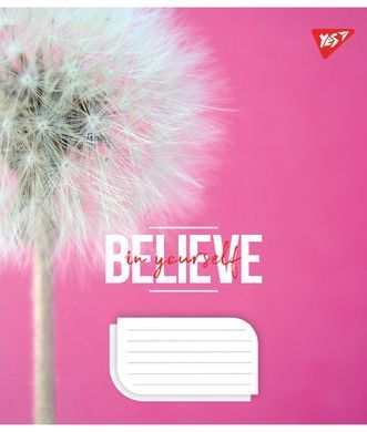 Зошит для записів Yes Believe in yourself А5 36 аркушів лінія - 5