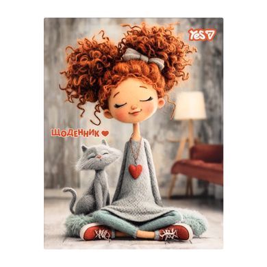 Щоденник шкільний Yes Curly Girl A5 40 аркушів інтегральний - 8