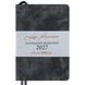 Ежедневник Leo Planner Case А5 датированный 2027 интегральный серый 368 страниц - 1