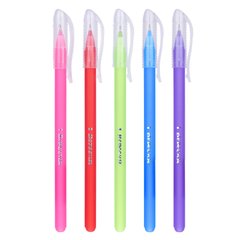 Ручка шариковая 1 Вересня Soft Touch 0,6 мм синяя - 1