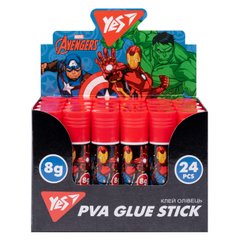 Клей-карандаш YES 8г PVA Marvel.Avengers - 1