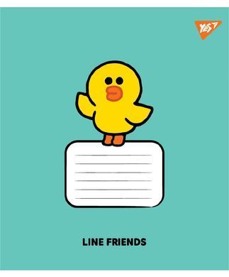 Зошит учнівський шкільний Yes Line Friends Stylish А5 18 аркушів клітинка - 5