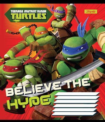 Тетрадь А5 12 Кл. 1В TMNT - 4