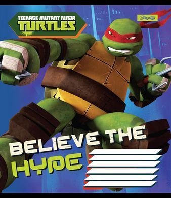 Тетрадь А5 12 Кл. 1В TMNT - 2