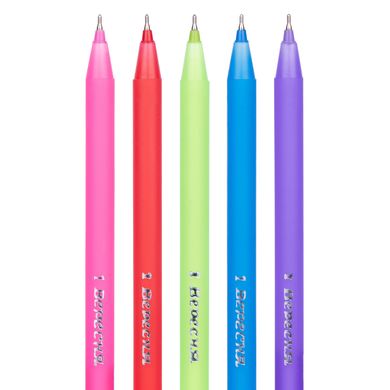 Ручка кулькова 1 Вересня Soft Touch 0,6 мм синя - 2
