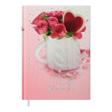 Щоденник недатований ROMANTIC, A5, рожевий - 2