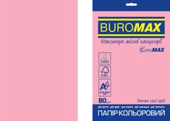 Бумага цветная Euromax А4, 80г/м2, INTENSIVE, розовая, 20л., А4, 80 г/м² - 1