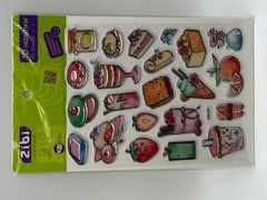3D наліпки Смаколики 19 см, KIDS Line - 1