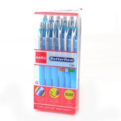 Ручка кулькова CELLO Butterflow Clic 0,7 мм синя - 1