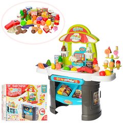 Дитячий ігровий набір "Little Shopping", каса, сканер, звук, продукти, 61 предмет в коробці - 1