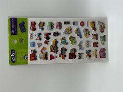 3D наліпки Вантажівочки 18 см, KIDS Line - 1