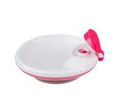 Мисочка з присоскою та підігрівачем їжі (рожевий) BabyOno - 1