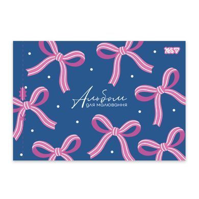 Альбом для рисования Yes Pink bow А4 28 листов с перфорацией - 3