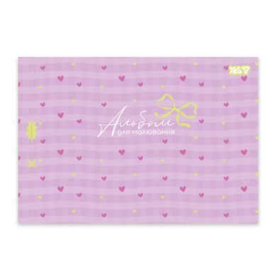 Альбом для рисования Yes Pink bow А4 28 листов с перфорацией - 2