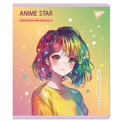 Зошит YES Anime star А5 12 аркушів клітинка - 6