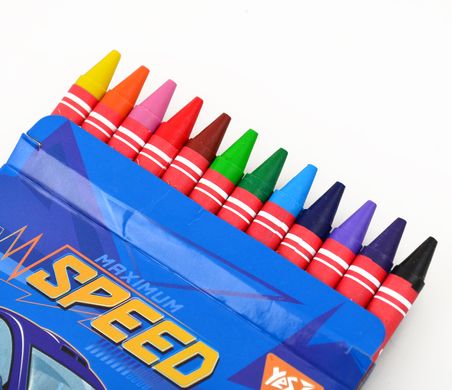 Восковые карандаши YES 12 шт Speed Car - 2