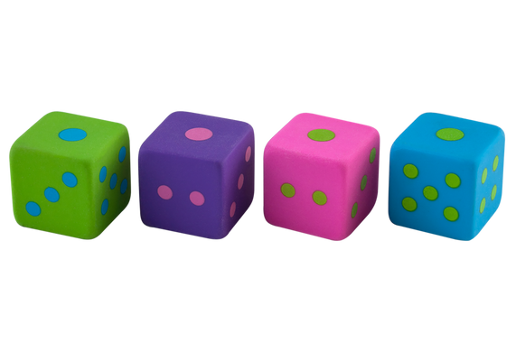 Гумка КУБИК,20х20х20mm, 24 шт.в тубі, KIDS Line - 6