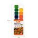 Краски акварельные ТМ Yes Orange Line 18 цветов медовые - 1