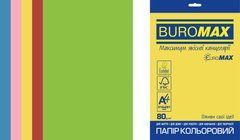 Набір кольорового паперу INTENSIVE, EUROMAX, 5 кол., 50 арк., А4, 80 г/м&sup2; - 1