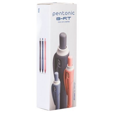 Ручка шариковая автоматическая LINC Pentonic Frost BRT 0,7 мм черная - 3