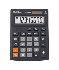 Калькулятор Brilliant BS-208NR, 8 разрядов - 1