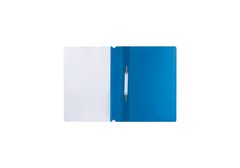 Папка-скоросшиватель А5 с перфорацией синяя, фактура "глянец" Economix - 1