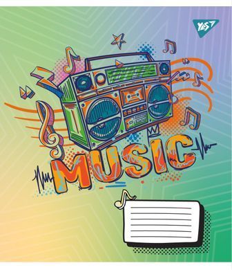 Зошит для нот Yes Boombox style А5 12 аркушів - 2