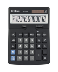 Калькулятор Brilliant BS-222N, 12 разрядов - 1