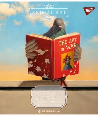 Зошит шкільний Yes Animal art А5 18 аркушів клітинка - 5