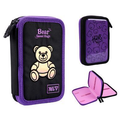Пенал твердий Yes подвійний Bear Sweet Hugs HP-01 - 7