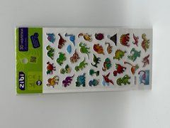 3D наліпки Динозаври 18 см, KIDS Line - 1