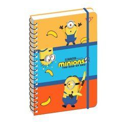 Блокнот YES А5, 80 арк., подв. cпіраль з гумкоюMinions - 1