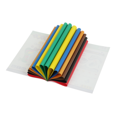 Набор двухсторонней цветной бумаги А4 формата, 14 листов: 7 цветов - 3