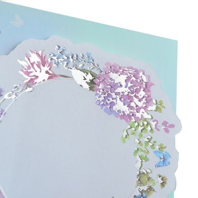 Набор бумажных декоров с клеевым слоем "Floral frame", фольгированных, 20 шт. - 3