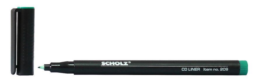 Маркер для CD-DVD, 0,6мм. зелений SCHOLZ - 2