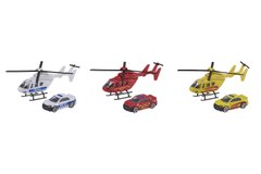 Набор транспорта "Команда спасения" вертолет и машинка - 1