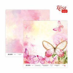 Бумага для скрапбукинга &bdquo;Floral Poem&ldquo; 13 двусторонняя 30,48х30,48см 200г/м2 ROSA TALENT - 1