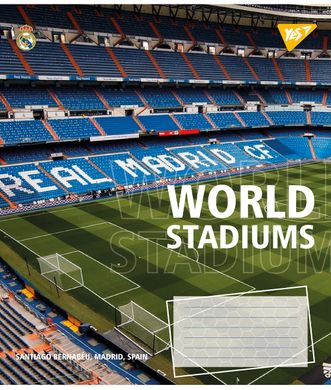 Зошит для записів Yes World stadium А5 60 аркушів клітинка - 4