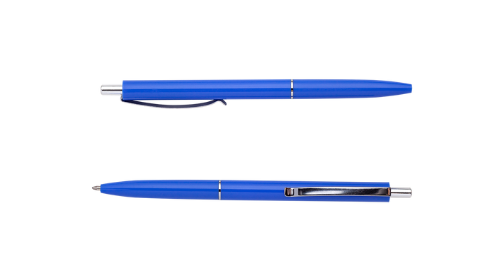 Ручка шарик.автомат.COLOR, L2U, 1 мм, синий корпус, синие чернила - 2