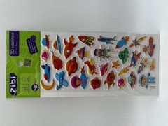 3D наліпки Космічна транспорт 23 см, KIDS Line - 1